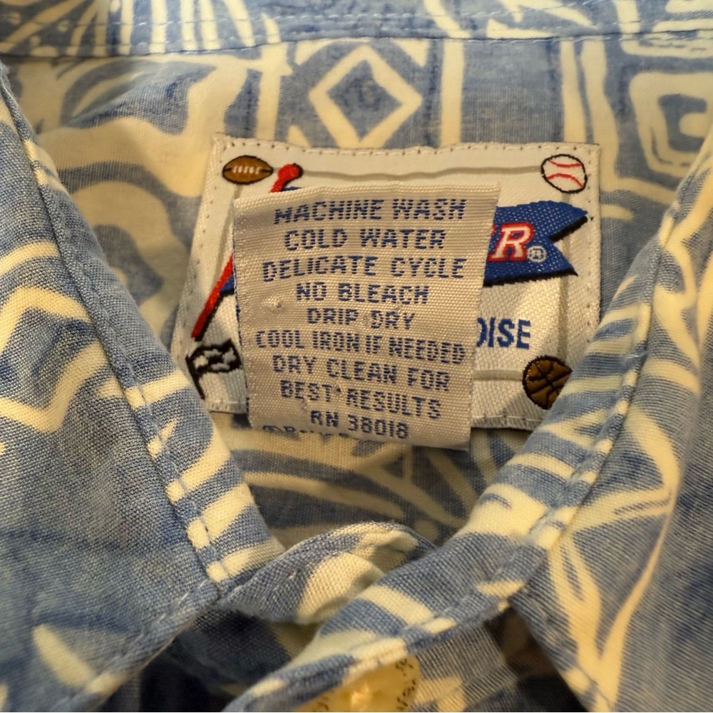 Reyn Spooner UCLA Bruins‎ collegiate Hawaiian Shirt Mens Large Cotton Blue - Picture 5 of 10